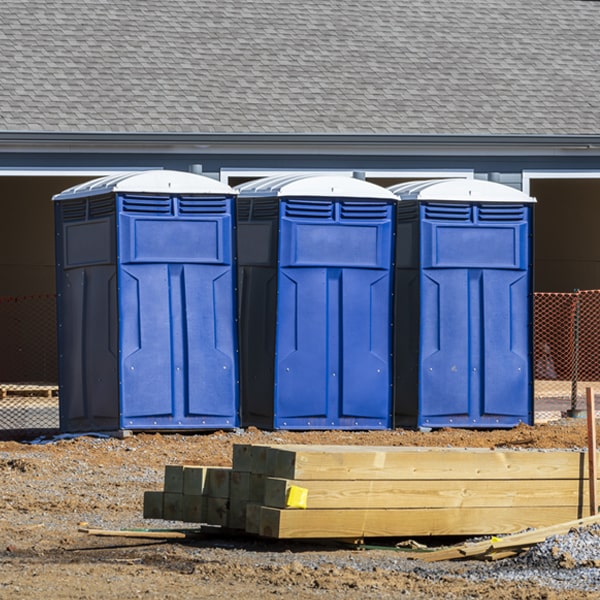 how do you dispose of waste after the porta potties have been emptied in Pattison